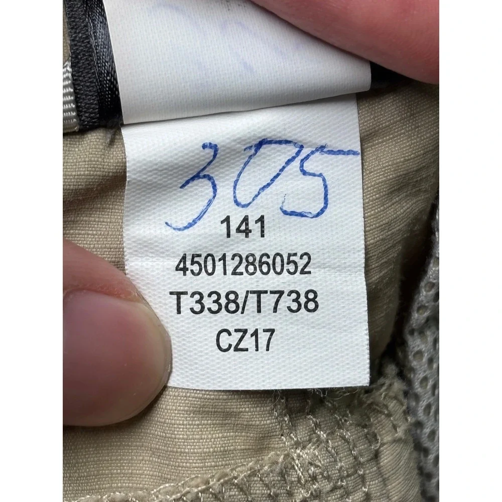 The North Face Mens Tan Khaki Nylon Ripstop Hiking Pants Size 30X31 T338 CZ17‎
